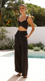 Toni Crop Top Black