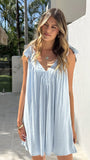 Lanna Mini Dress Blue