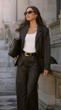 Hadrian Blazer Charcoal Pinstripe