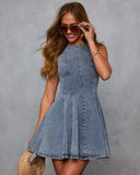 Lenah Denim Mini Dress