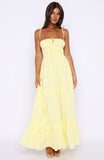 Rumour Has It Maxi Dress Lemon