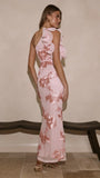 Darlee Maxi Dress Blush Pink Floral