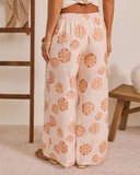 Golden Cove Relaxed Floral Drawstring Pant