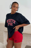 Starting Fresh Oversized Tee Navy