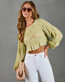 My Dearest Peasant Crop Top