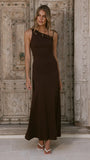 Delow Maxi Dress Brown