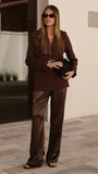 Valissa Blazer Chocolate