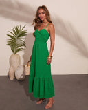 Island Ease Smocked Maxi Dress
