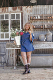 Hailey Denim Romper Indigo