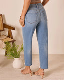 Outlaw Stretch High Rise Barrel Jean