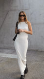 Isla Maxi Skirt Cream