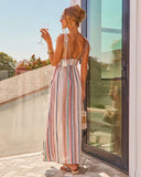 Harbor Keepsake Striped Maxi Dress