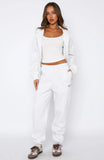 Cant Miss It Sweatpants Grey Marle Rose Gold