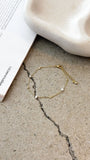Nina Bracelet Gold Pearl