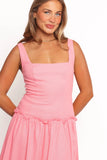 Clover Midi Dress Pink