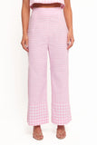Devlin Cotton Pant Pink Gingham