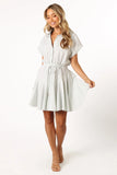 Ilsa Mini Dress Sage Stripe