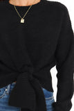 Captivate Knit Sweater Black