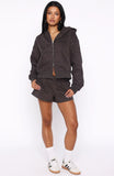 Hiding Away Lounge Shorts Dark Camo
