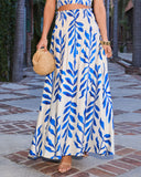 Coastal Reverie Tropical Maxi Skirt