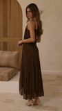 Lucy Maxi Dress Brown