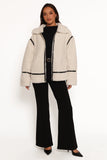 Ricki Faux Sherling Jacket White