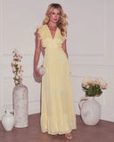 Sunsational Cut Out Chiffon Maxi Dress