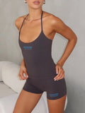 Studio 17 Lila Halter Top Charcoal
