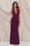 Twilight Temptation Maxi Dress Plum