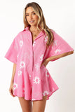 Sebastian Romper Pink White