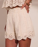 Gleaming Edit Eyelet Shorts