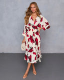 Sweet For You Kimono Sleeve Midi Dress