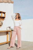 Dean Linen Pants Light Pink