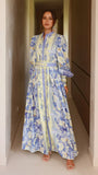 Kalliope Maxi Dress Blue Yellow