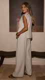 Zahira Vest Top Oat