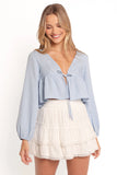 Sundara Long Sleeve Top Blue
