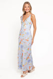 Lunaria Maxi Dress Blue Floral