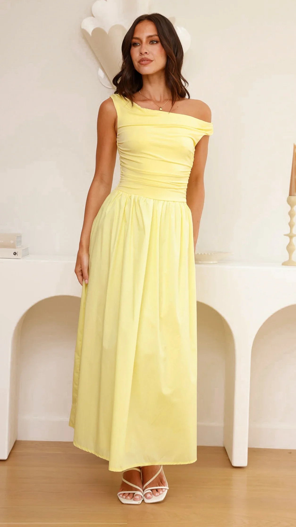 Immy Midi Dress Yellow