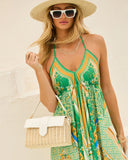 Sharla Top Handle Raffia Bag