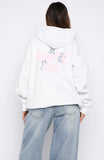 Bubbles Foxy Friends Oversized Hoodie Frosty