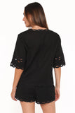 Brydie Short Set Black