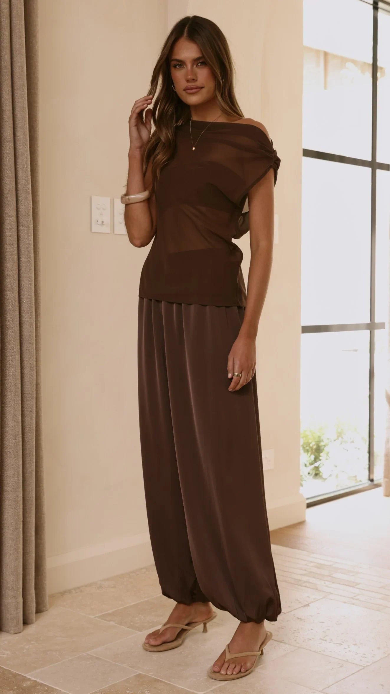 Ariella Pants Chocolate