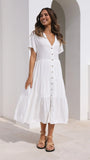 Kimberly Midi Dress White