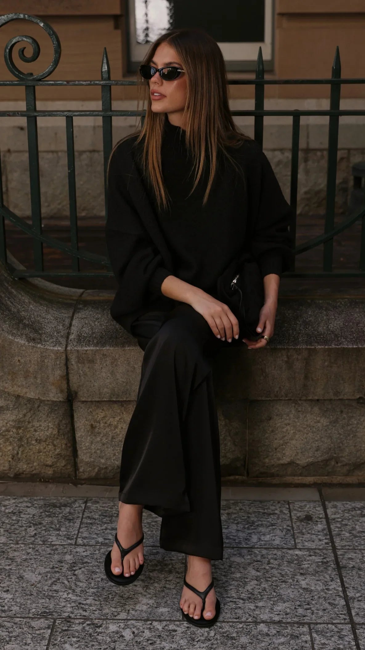 Harita Knitted Sweater Black