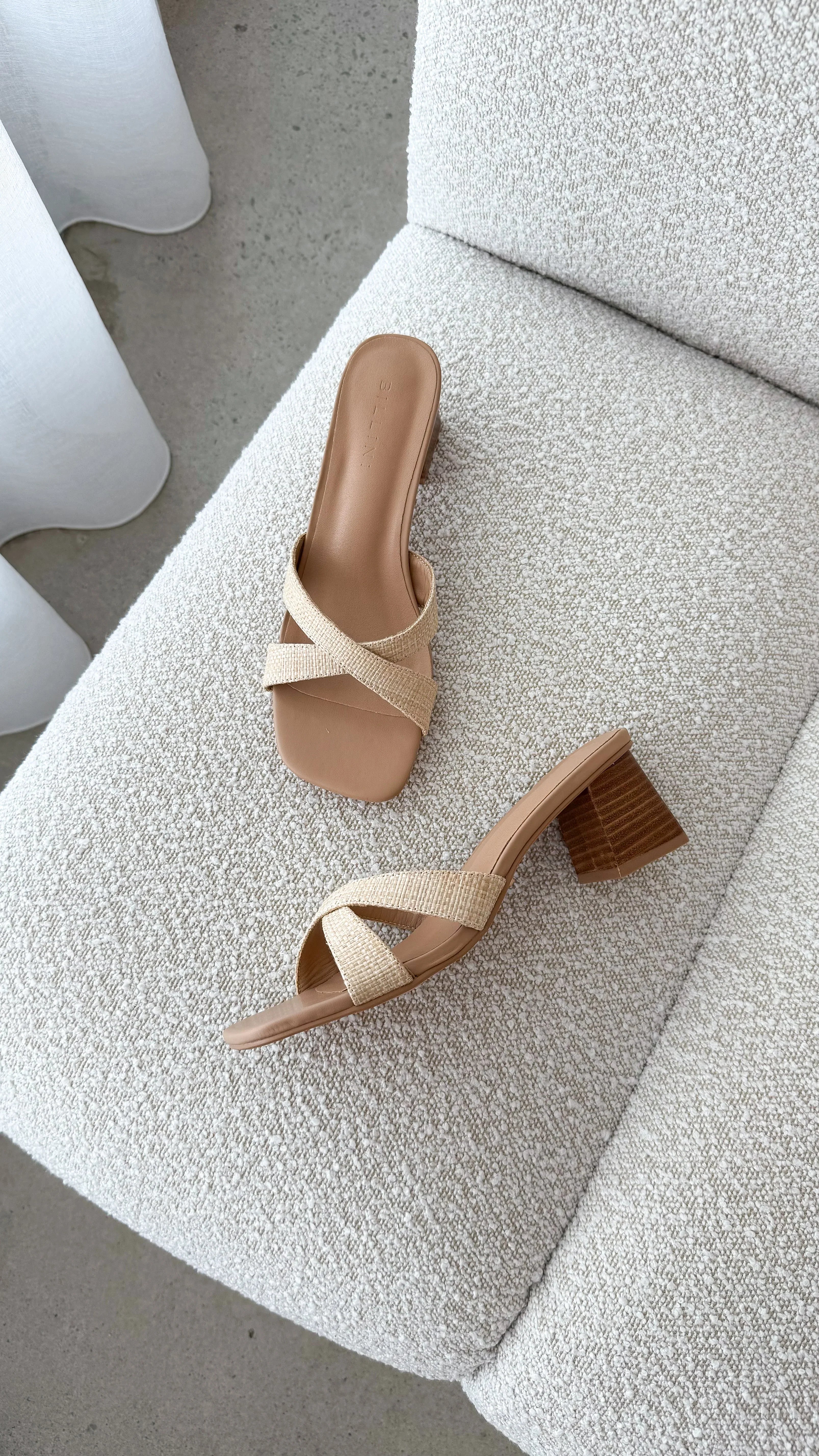 Wila Heel Natural Raffia