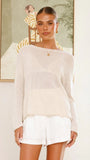 Lakoa Knit Top Natural