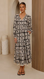 Lani Maxi Dress Cortana Print