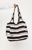 Studio 17 Jules Shoulder Bag Grey Marle Stripe