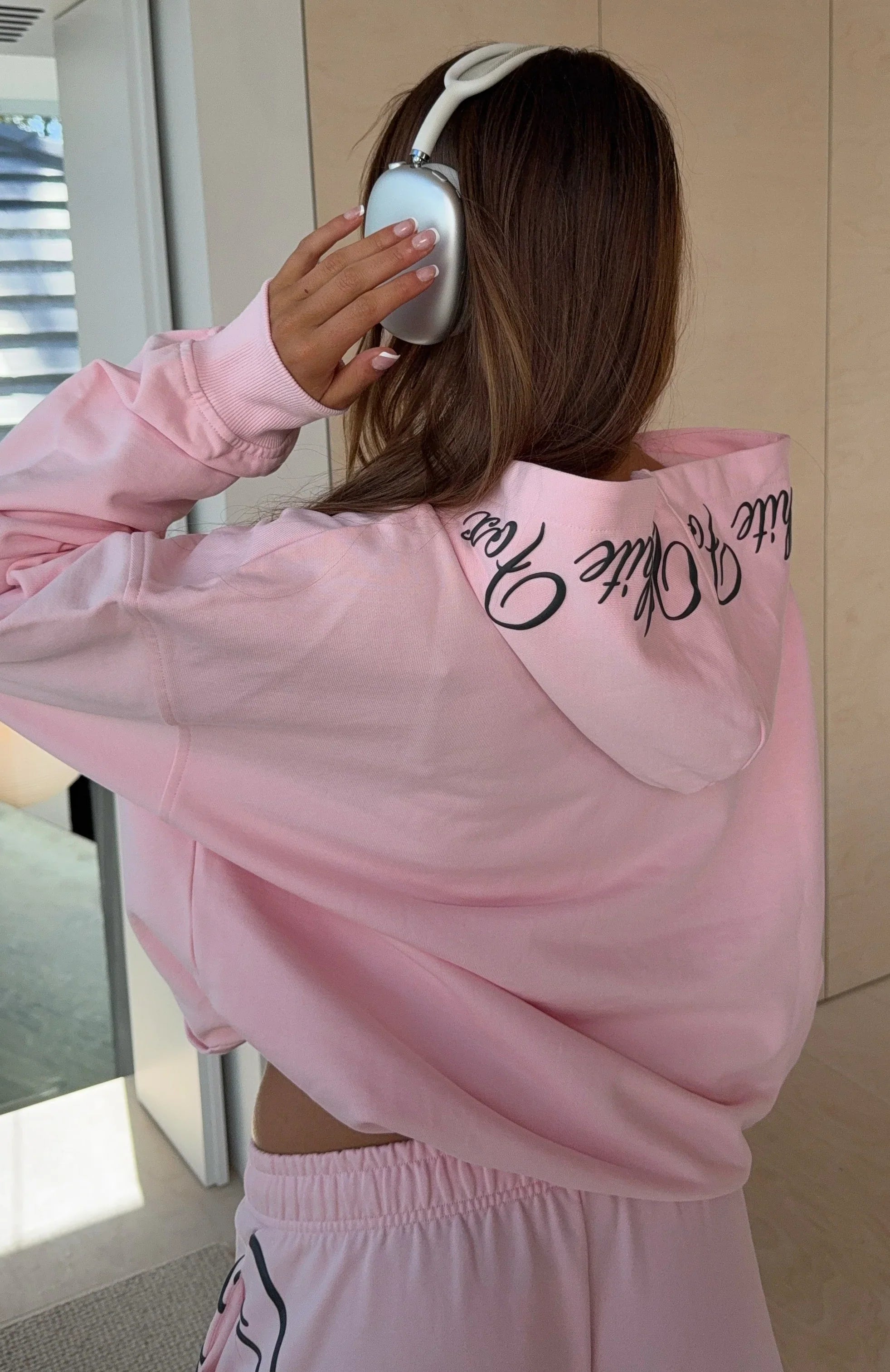 Lucky Thirteen Shaya Oversized Hoodie Soft Pink
