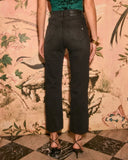 Venti High Rise Straight Leg Crop Denim